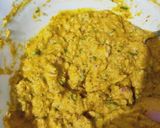 A picture of step 3 of Moong Dal bhajiya.