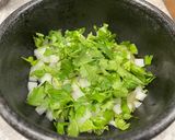 A picture of step 3 of Pineapple Salsa Pork Tacos.