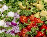 A picture of step 2 of Italian salad.