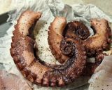 Sült polip, parmezános édesköménnyel recept fázis 4 fotója