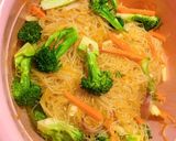 Hình bước làm 5 của món 🦐🦐Miến Xào Tôm 🦐🦐