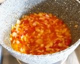 A picture of step 1 of Eggs with Cassava Flour.