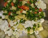 A picture of step 1 of Mixed Vegetables Gravy.
