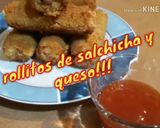 Foto del paso 1 de la receta: Rollitos de salchicha con queso amarillo