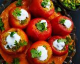स्टफ्ड टोमेटोेै करी (stuffed tomato curry recipe in Hindi) रेसिपी चरण 9 फोटो