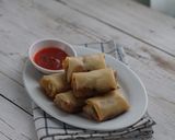 Foto langkah ke 11 dari resep 194. Lumpia Goreng Ayam Jamur Mini.
