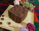 عکس مرحله 3 از دستور کیک کاکائویی فندقی