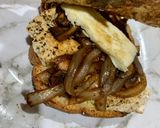 Foto del paso 3 de la receta: Sándwich de pollo con champiñones salteados 🤤