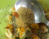 A picture of step 3 of Instant Mango pickle.