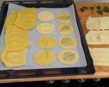 A picture of step 7 of Open Raviolo with Béchamel and Mushrooms.
