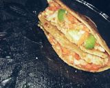 फोल्डेड शोल्डेड पराठा (Folded Sholded paratha recipe in Hindi) रेसिपी चरण 10 फोटो