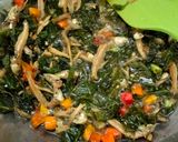 Foto langkah ke 3 dari resep Kering Daun Melinjo+ Teri.
