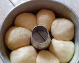 Foto langkah ke 7 dari resep Roti sobek coklat, keju, mentega empuk dan menul-menul.