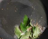 A picture of step 3 of Cabbage fry.