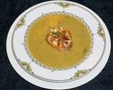 Foto del paso 6 de la receta Sopa de arvejas secas partidas con tostadas de queso de cabra. Jon Style