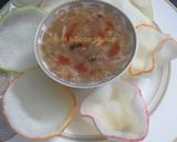 A picture of step 6 of Hot & Sour Soup.