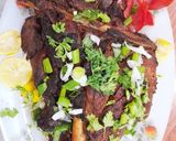 A picture of step 5 of Mutton baked raan.