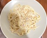 Foto langkah ke 7 dari resep Fettucini carbonara.