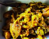 A picture of step 7 of Homestyle vegetarian plate meals.