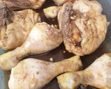 Une image de l'étape 5 de Cuisse de poulet sauce soja et miel.