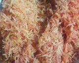 A picture of step 1 of Gajar ka halwa.