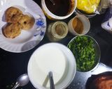 A picture of step 3 of Dahi Vada.