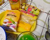 Foto langkah ke 3 dari resep Bakpao Pandan isi Selai Nanas dan Selai Coklat (No Mixer).