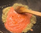 A picture of step 3 of Mushroom Matar.