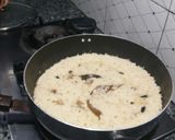 A picture of step 6 of Afgani Pulao.