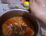 A picture of step 8 of Dhaba gosht.