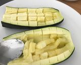 Foto del paso 3 de la receta: Calabacín relleno express - 3 ingredientes
