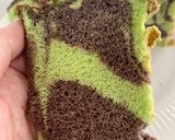 Foto langkah ke 8 dari resep Chiffon Pandan Ketan Hitam.
