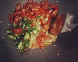Foto langkah ke 3 dari resep Cumi Asam Daun Melinjo.