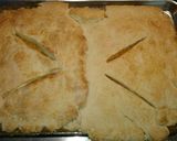 A picture of step 15 of Southern Peach Cobbler from scratch.