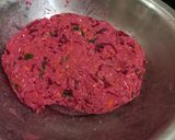 A picture of step 3 of Beetroot Oats Mini Tikki.