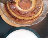 A picture of step 7 of Creme Caramel.