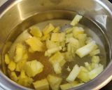 A picture of step 2 of Bhagar Pineapple Kesari.