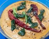 A picture of step 4 of Andhra Style Peanut Chutney.
