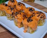 Foto langkah ke 7 dari resep Dimsum Ayam Udang Saus Mentai.