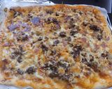 Foto del paso 8 de la receta: Pizza sin amasar de pollo🍗, carne, carnes frías y queso🧀🍕🥩