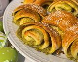 PESTÓS CSIGACSODA 🧀🧄🥐🍃 recept fázis 4 fotója