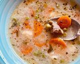 Tárkonyos sertésraguleves recept fázis 6 fotója