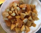Une image de l'étape 4 de Pommes et clémentines en gelée.