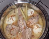 Foto langkah ke 4 dari resep Opor putih ayam telur.