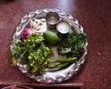 A picture of step 1 of Green Chutney.
