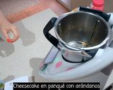 Foto del paso 3 de la receta Panqué Cheesecake con Arándanos