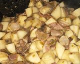 A picture of step 4 of Loaded potato soup.