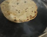 A picture of step 2 of Bajre ki roti.