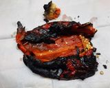 Foto del paso 3 de la receta: Morrón asado, quemado