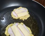 Sajttal, sonkával töltött cukkini röszti recept fázis 3 fotója